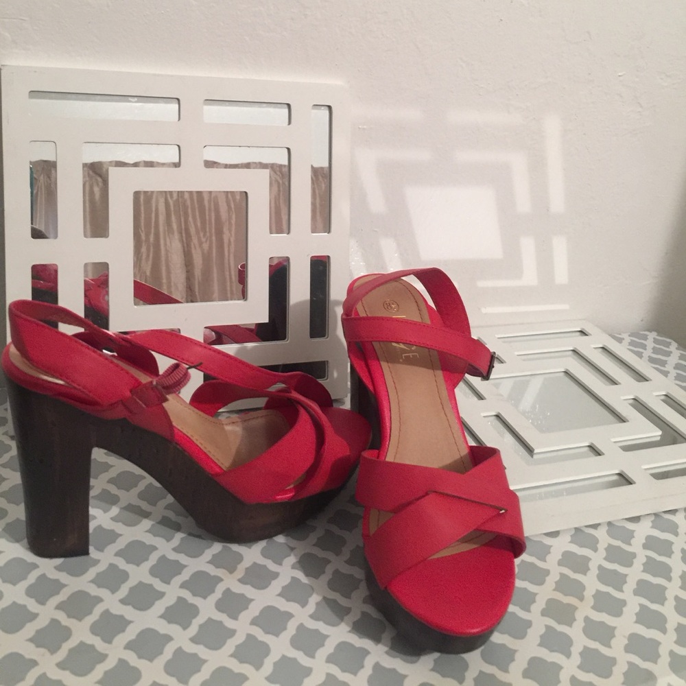 Wooden Block heels